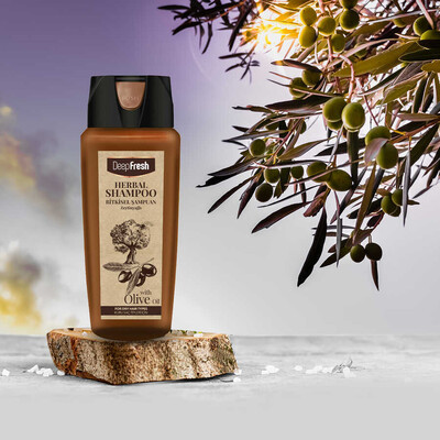 Deep Fresh Herbal Bitkisel Şampuan Zeytinyağı Özlü Kuru Saçlar 500 ml (3)