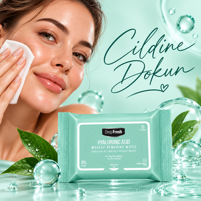 Deep Fresh Hyalüronik Asitli Makyaj Temizleme Mendili 25 Yaprak - Thumbnail