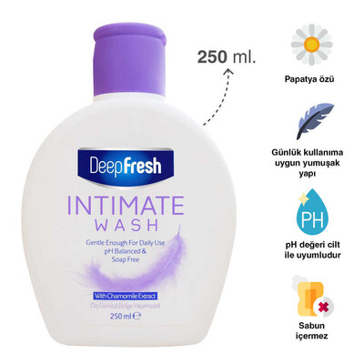 Deep Fresh Intimate Dış Genital Bölge Yıkama Jeli 250 ml (2)