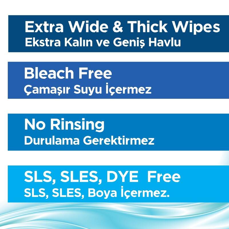 Deep Fresh İz Bırakmaz Yüzey Temizleme Havlusu Karbonat & Beyaz Sirke 100 Yaprak