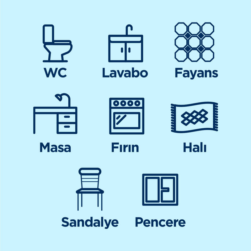 Deep Fresh İz Bırakmaz Yüzey Temizlik Havlusu Karbonat & Beyaz Sirke 50 Yaprak 3 Adet