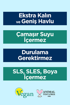 Deep Fresh İz Bırakmaz Yüzey Temizlik Havlusu Karbonat & Beyaz Sirke 50 Yaprak 3 Adet - Thumbnail