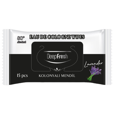 Deep Fresh Kolonyalı Islak Cep Mendili Lavanta 15 Yaprak (1)