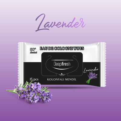 Deep Fresh Kolonyalı Islak Cep Mendili Lavanta 15 Yaprak (3)