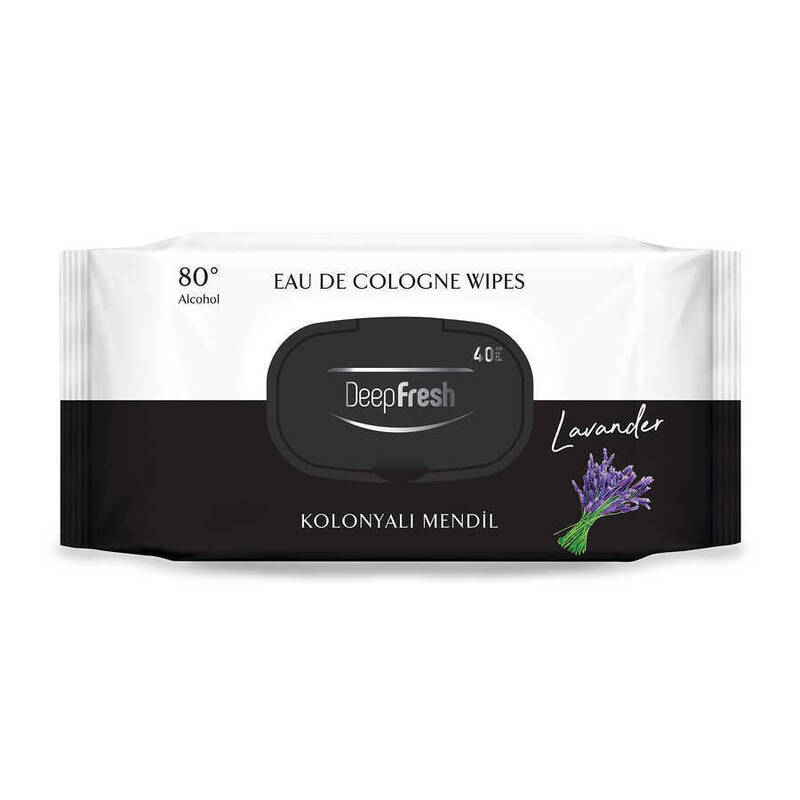 Deep Fresh Kolonyalı Islak Mendil Lavanta 40 Yaprak