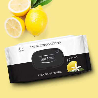 Deep Fresh Kolonyalı Islak Mendil Limon 40 Yaprak (3)