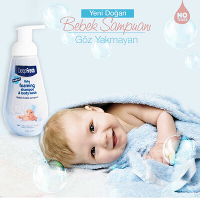 Deep Fresh Köpük Bebek Şampuanı Erkek 400 ml (3)