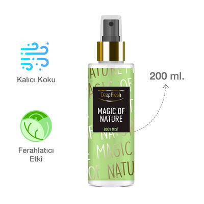 Deep Fresh Magic of Nature Kutulu Hediye Seti Vücut Spreyi 200 ml ve Vücut Losyonu 200 ml (2)