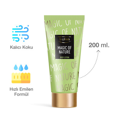 Deep Fresh Magic of Nature Kutulu Hediye Seti Vücut Spreyi 200 ml ve Vücut Losyonu 200 ml (4)