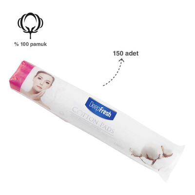 Deep Fresh - Deep Fresh Makyaj Temizleme Pamuğu 150 Adet (1)