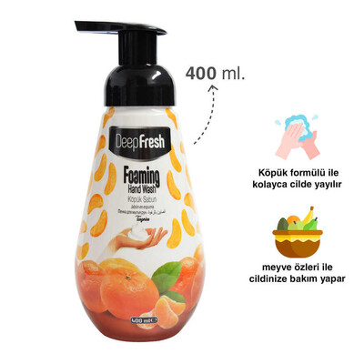 Deep Fresh Meyve Köpük Sabun Mandalina 400 ml (2)