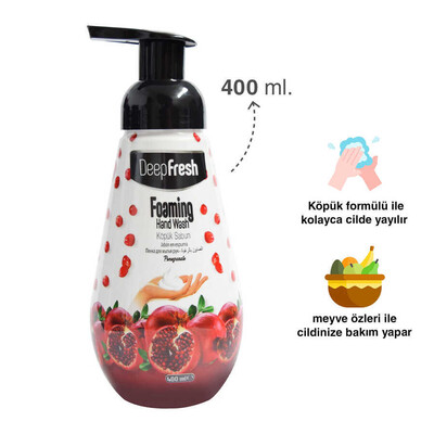 Deep Fresh Meyve Köpük Sabun Nar 400 ml (2)