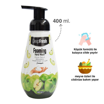 Deep Fresh Meyve Köpük Sabun Yeşil Elma 400 ml (2)