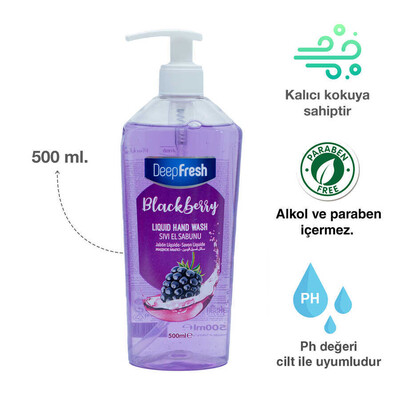 Deep Fresh Meyveli Sıvı Sabun Böğürtlen 500 ml (2)