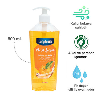 Deep Fresh Meyveli Sıvı Sabun Mandalina 500 ml (2)