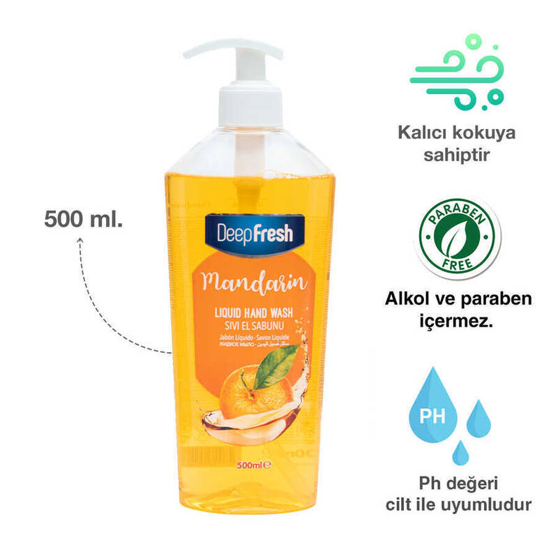 Deep Fresh Meyveli Sıvı Sabun Mandalina 500 ml
