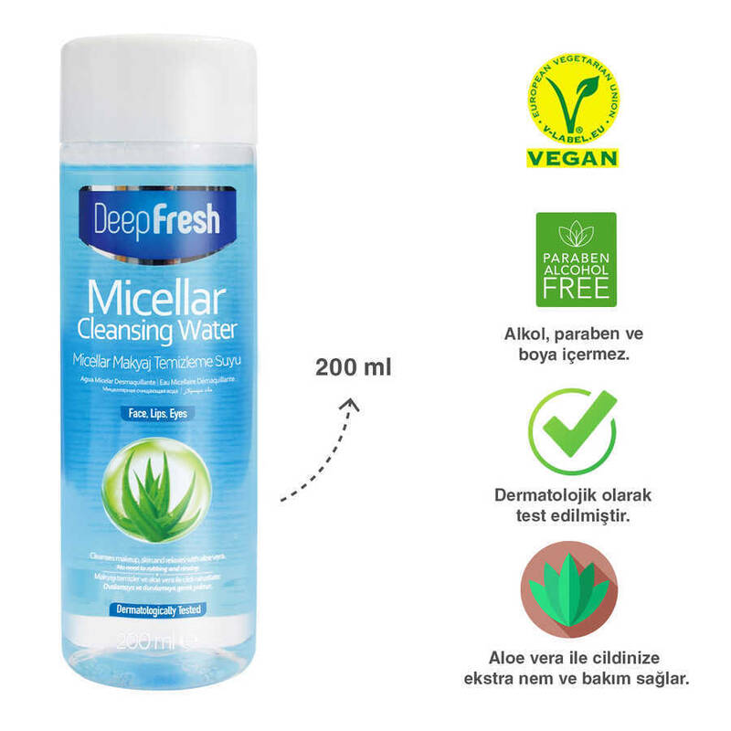 Deep Fresh Micellar Makyaj Temizleme Suyu 200 ml