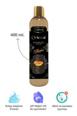 Deep Fresh - Deep Fresh Oriental Duş Jeli Amber 400 ml (1)