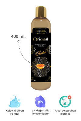 Deep Fresh Oriental Duş Jeli Amber 400 ml (2)