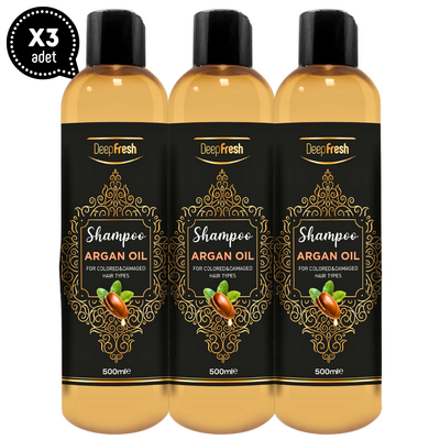 Deep Fresh - Deep Fresh Oriental Şampuan Argan Yağı 500 ml 3 Adet