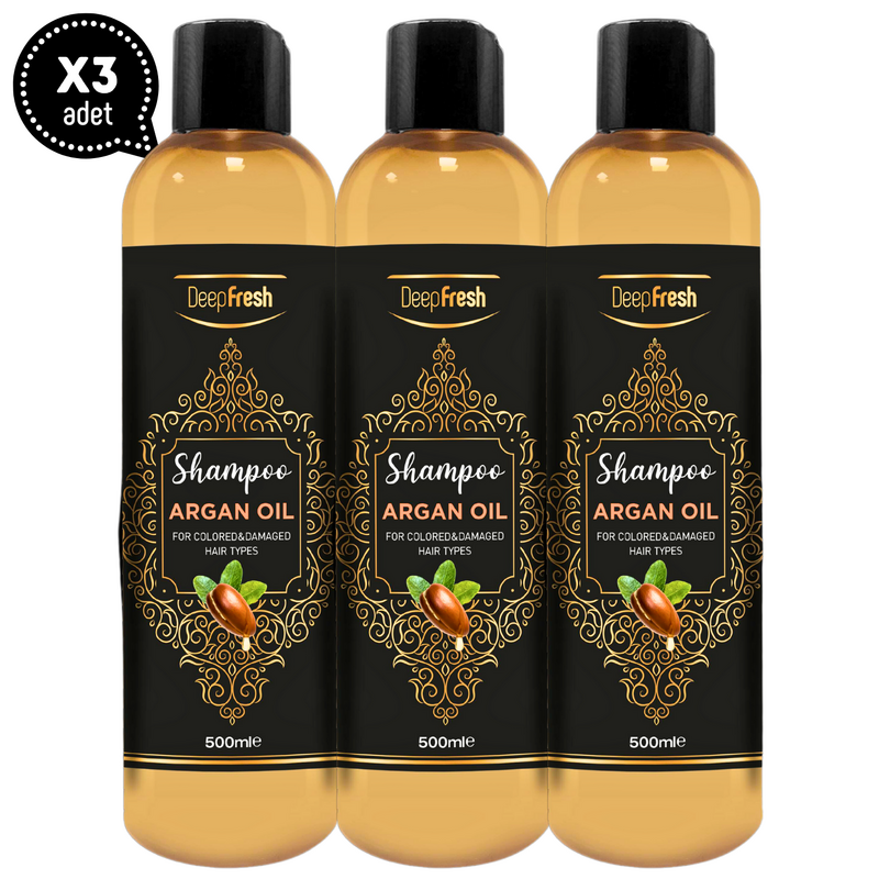 Deep Fresh Oriental Şampuan Argan Yağı 500 ml 3 Adet