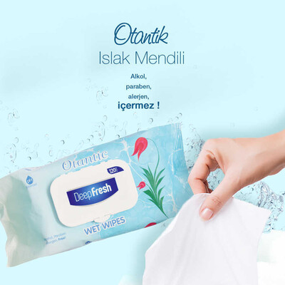 Deep Fresh Otantik Islak Mendil Ebruli 120 Yaprak (3)