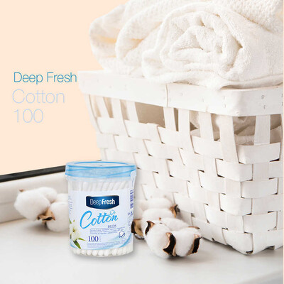 Deep Fresh Pamuklu Kulak Temizleme Çubuğu 100 Adet (3)