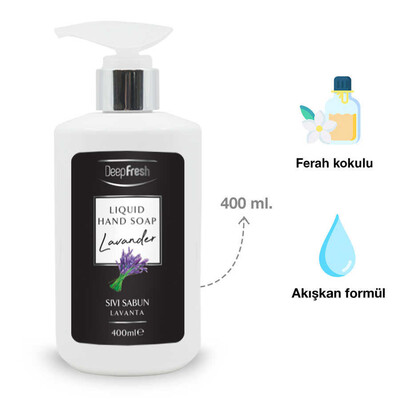 Deep Fresh - Deep Fresh Parfümlü Sıvı Sabun Lavanta 400 ml (1)