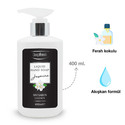 Deep Fresh - Deep Fresh Parfümlü Sıvı Sabun Yasemin 400 ml (1)