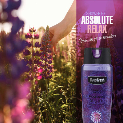 Deep Fresh Pratik Kapaklı Duş Jeli Absolute Relax 500 ml - Thumbnail