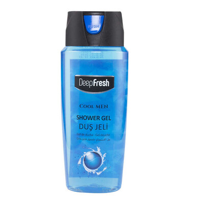 Deep Fresh - Deep Fresh Pratik Kapaklı Erkek Duş Jeli Cool Men 500 ml
