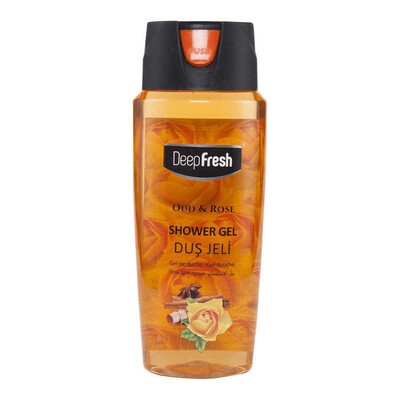Deep Fresh - Deep Fresh Pratik Kapaklı Duş Jeli Oud & Rose 500 ml