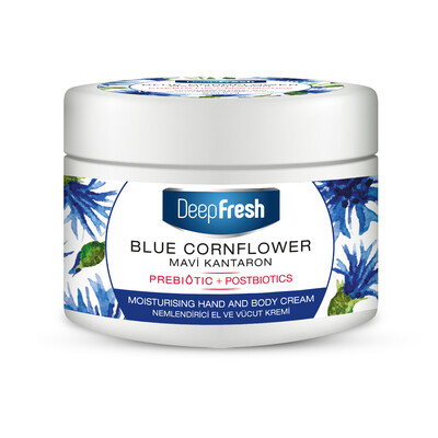 Deep Fresh Prebiyotik Nemlendirici El Ve Vücut Kremi Mavi Kantaron 250 ml (1)