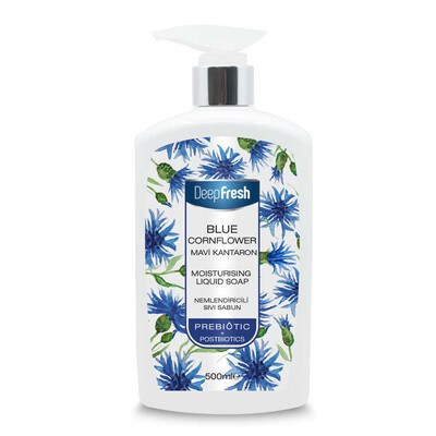 Deep Fresh - Deep Fresh Prebiyotik Nemlendirici Sıvı Sabun Mavi Kantaron 500 ml