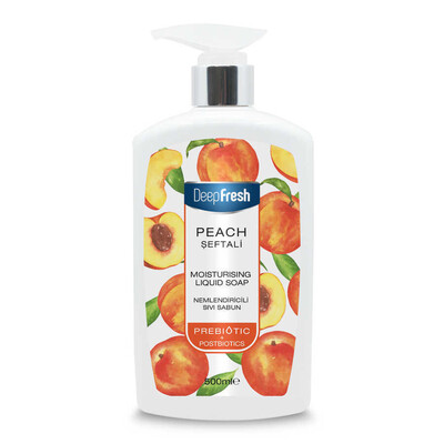 Deep Fresh - Deep Fresh Prebiyotik Nemlendirici Sıvı Sabun Şeftali 500 ml