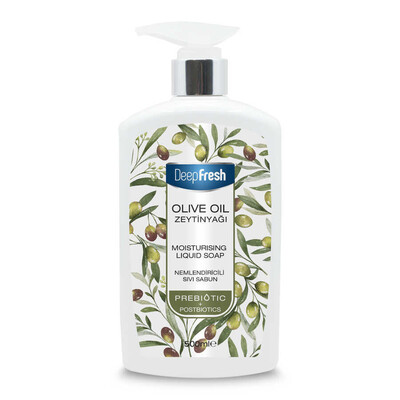 Deep Fresh - Deep Fresh Prebiyotik Nemlendirici Sıvı Sabun Zeytinyağı 500 ml