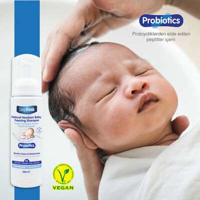 Deep Fresh Probiyotik Doğal Yenidoğan Köpük Şampuanı 200 ml (3)