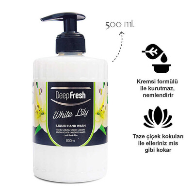 Deep Fresh - Deep Fresh Romance Sıvı Sabun Beyaz Zambak 500 ml (1)