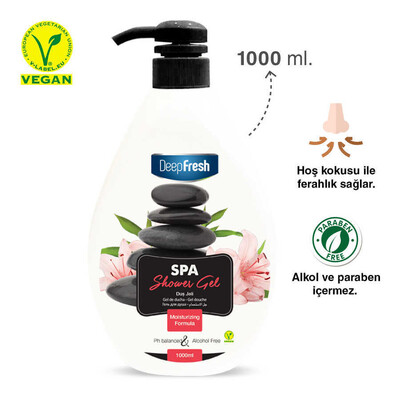 Deep Fresh Spa Duş Jeli 1 lt - Thumbnail