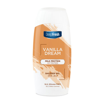 Deep Fresh Vanilla Dream Duş Jeli Süt Proteini 400ml - Thumbnail