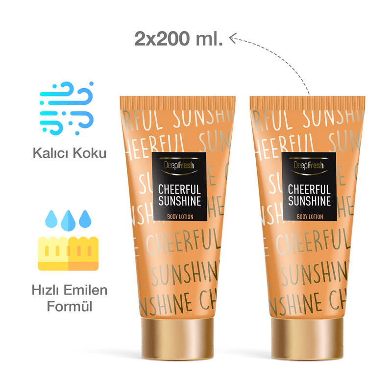 Deep Fresh Vücut Losyonu Cheerful Sunshine 2 x 200 ml