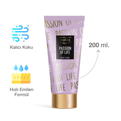 Deep Fresh Vücut Losyonu Passion of Life 200 ml (2)