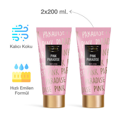 Deep Fresh Vücut Losyonu Pink Paradise 2 x 200 ml - Thumbnail