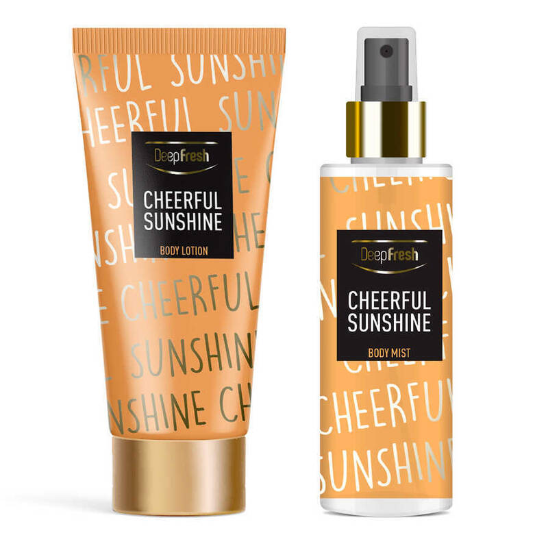 Deep Fresh Vücut Spreyi 200 ml ve Vücut Losyonu 200 ml Cheerful Sunshine