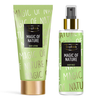 Deep Fresh Vücut Spreyi 200 ml ve Vücut Losyonu 200 ml Magic of Nature - Thumbnail