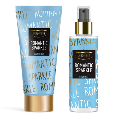 Deep Fresh - Deep Fresh Vücut Spreyi 200 ml ve Vücut Losyonu 200 ml Romantic Sparkle