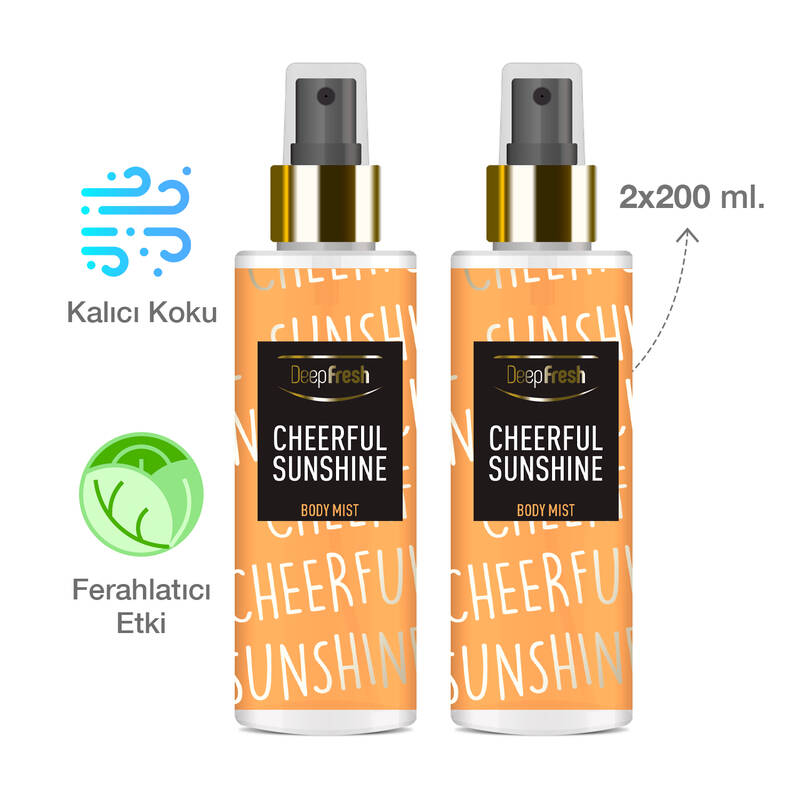 Deep Fresh Vücut Spreyi Cheerful Sunshine 2 x 200 ml