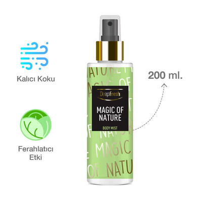 Deep Fresh Vücut Spreyi Magic of Nature 200 ml (6)