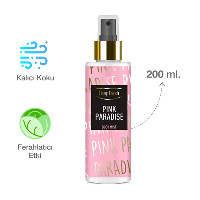 Deep Fresh Vücut Spreyi Pink Paradise 200 ml (2)