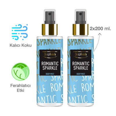 Deep Fresh Vücut Spreyi Romantic Sparkle 2 x 200 ml - Thumbnail